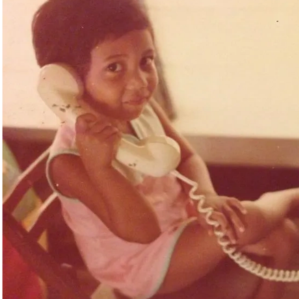 Shana Pereira at four years old in Darwin Northern Territory Australia