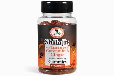 Shilajit with Turmeric, Curcumin & Ginger Gummies
