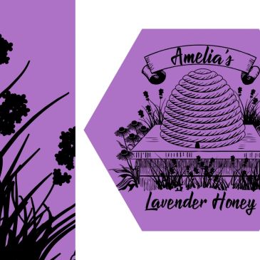 branding for Amelia's Honey