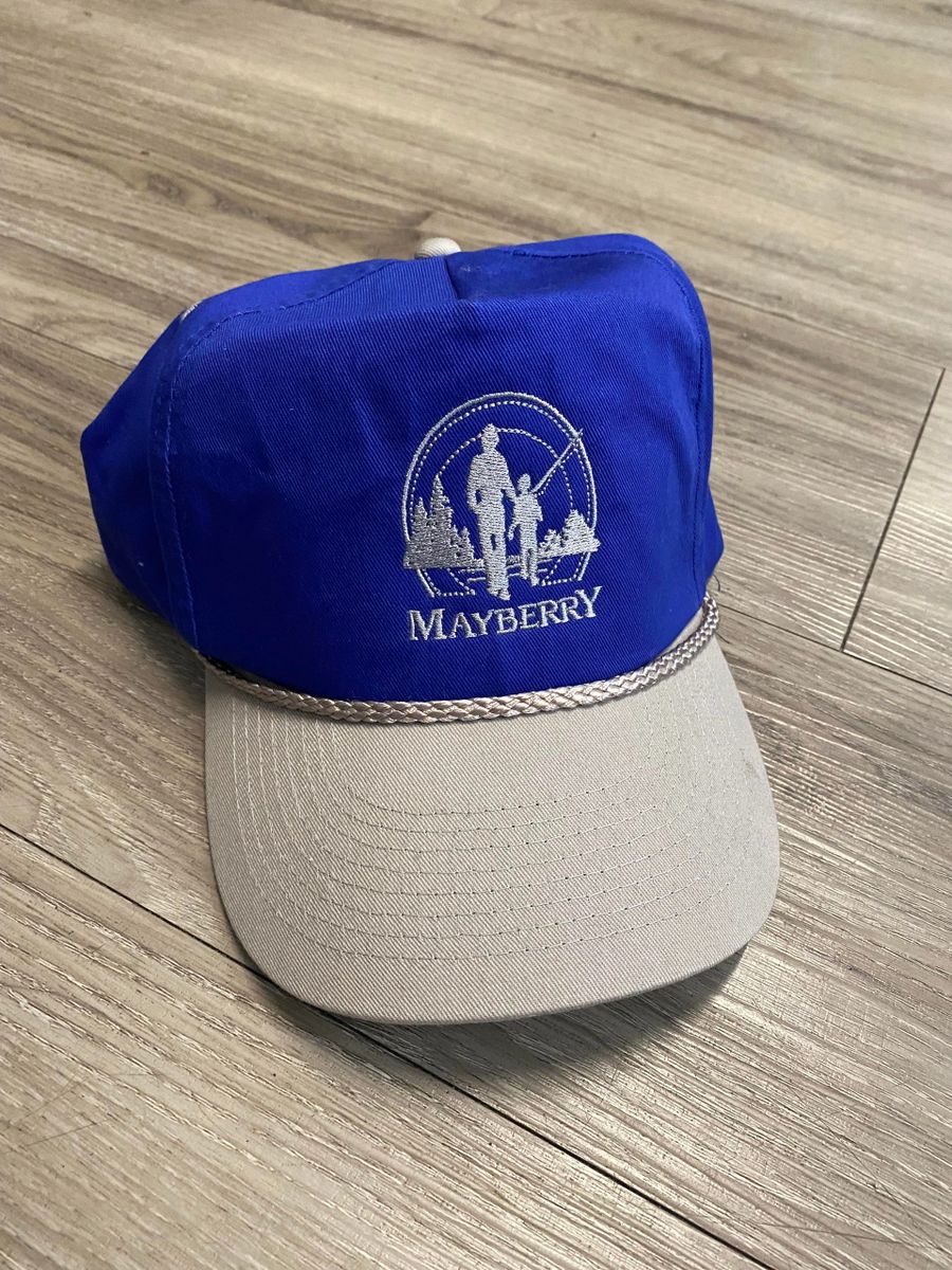 Mayberry Logo Hat Blue w/Gray Bill