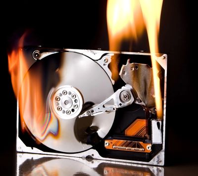Hard drive destruction