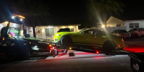 Towing a Mustang