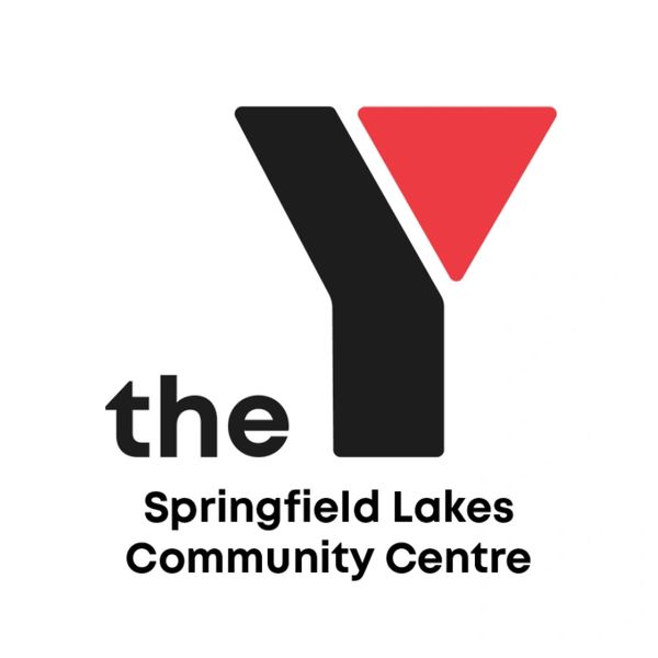 Logo of Springfield Lakes Community Centre with bold Y and red triangle.