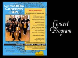 RVA Baroque at the Richmond Public Library's Gellman Room.
https://youtu.be/hh_SxCZ0P2c