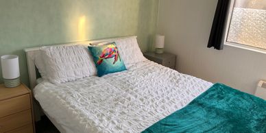 Cleethorpes Fitties Adrift Holiday Chalet King Size Bedroom