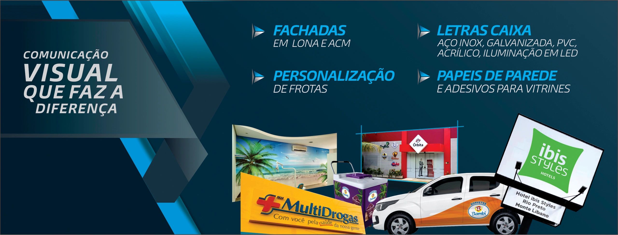 Fachada Loja Moderna Preço Mendonça - Fachada de Loja de Móveis -  HDVISUAL.NET - HD VISUAL