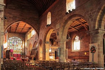 Inside St Laurence Church, Frodsham