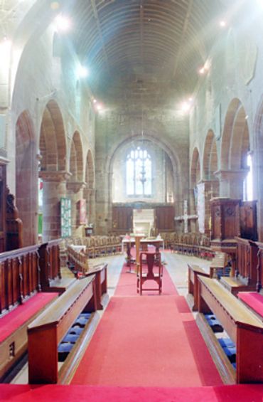 Looking West from the Chancel in St Laurence Church, Frodsham