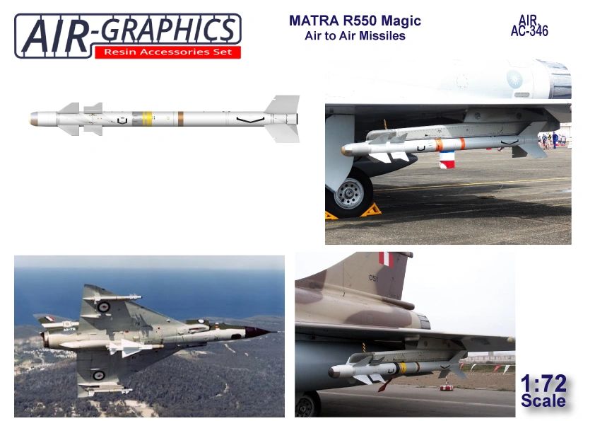AC-346 Matra R550 Magic Air to Air Missiles