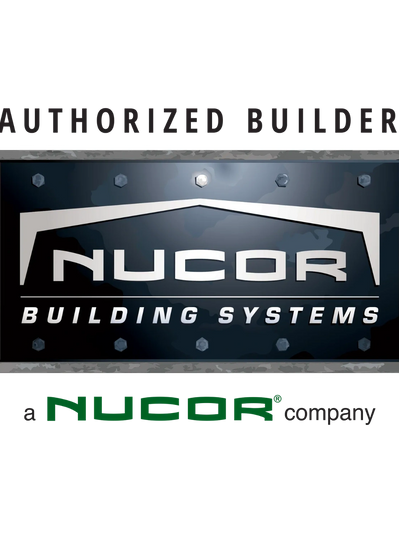 authorized Nucor building systems builder logo