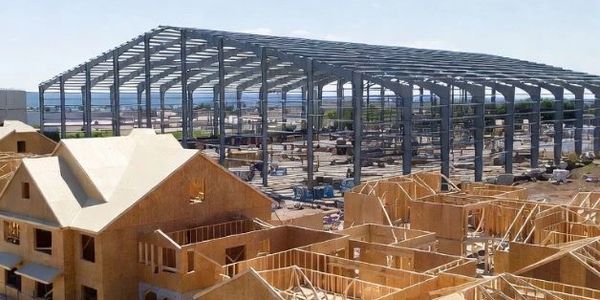 Conceptual Rendering: Mixed-Use Steel Support Structures