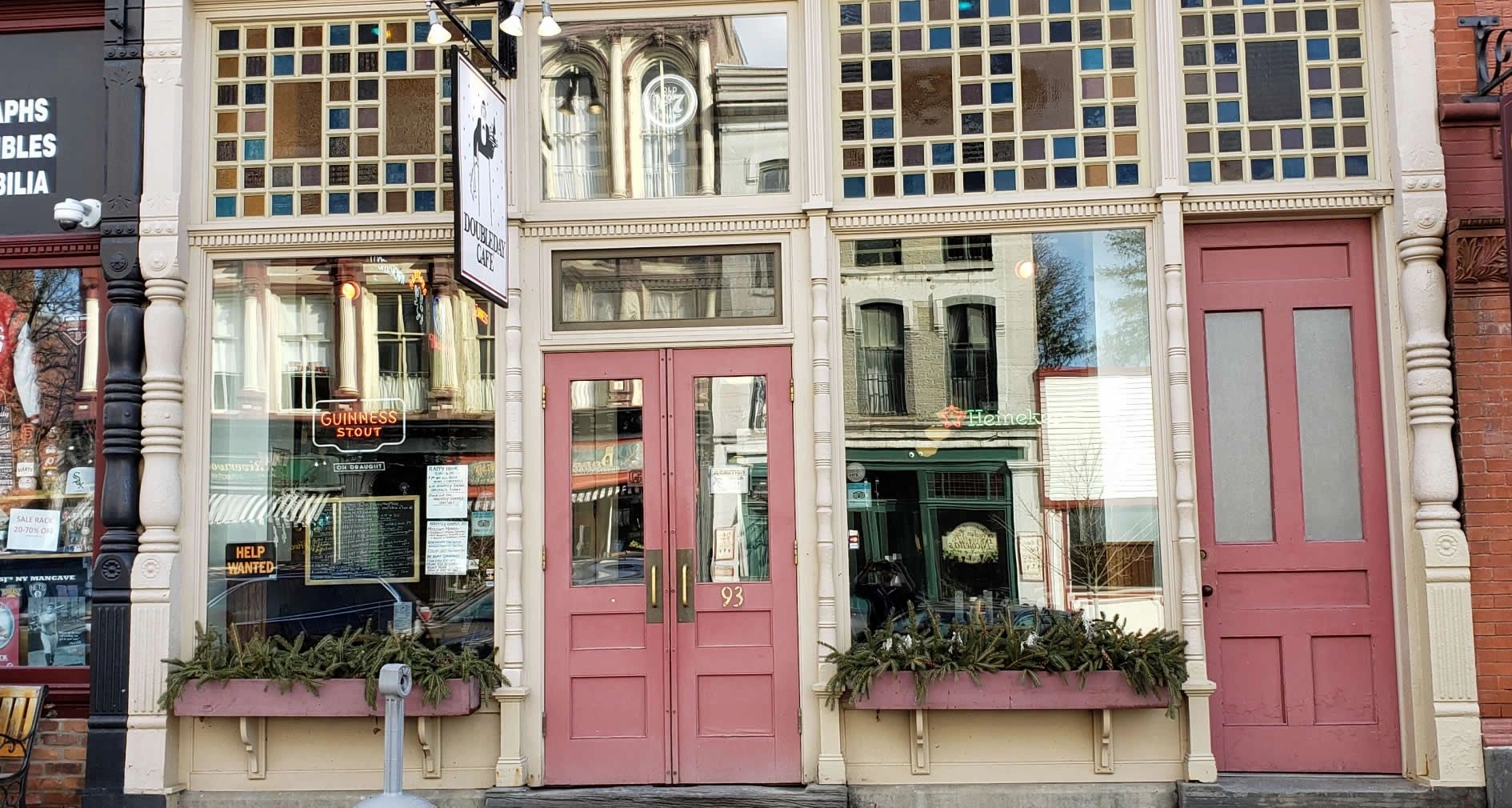 Doubleday Cafe restaurant logo - View nutrition facts, calories, and macros for menu items at 93 Main St Cooperstown, NY 13326