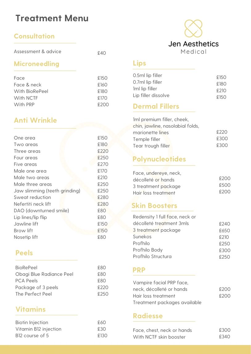 Botox Newtownards fillers Newtownards Non surgical facelift Newtownards Botox Chemical Peels 