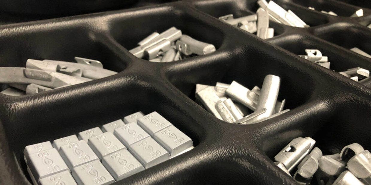 Steel stick-on wheel weights, steel clip-on wheel weights 