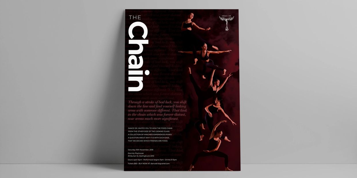 dance company performance art youth ballet contemporary lyrical Sydney photography poster