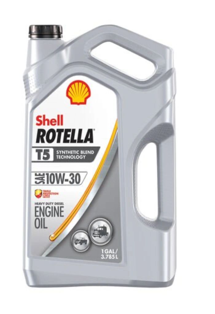 Shell Rotella Hd30 SHELL ROTELLA T5 SYNTHETIC BLEND SAE 10W-30 MOTOR OIL - GALLON