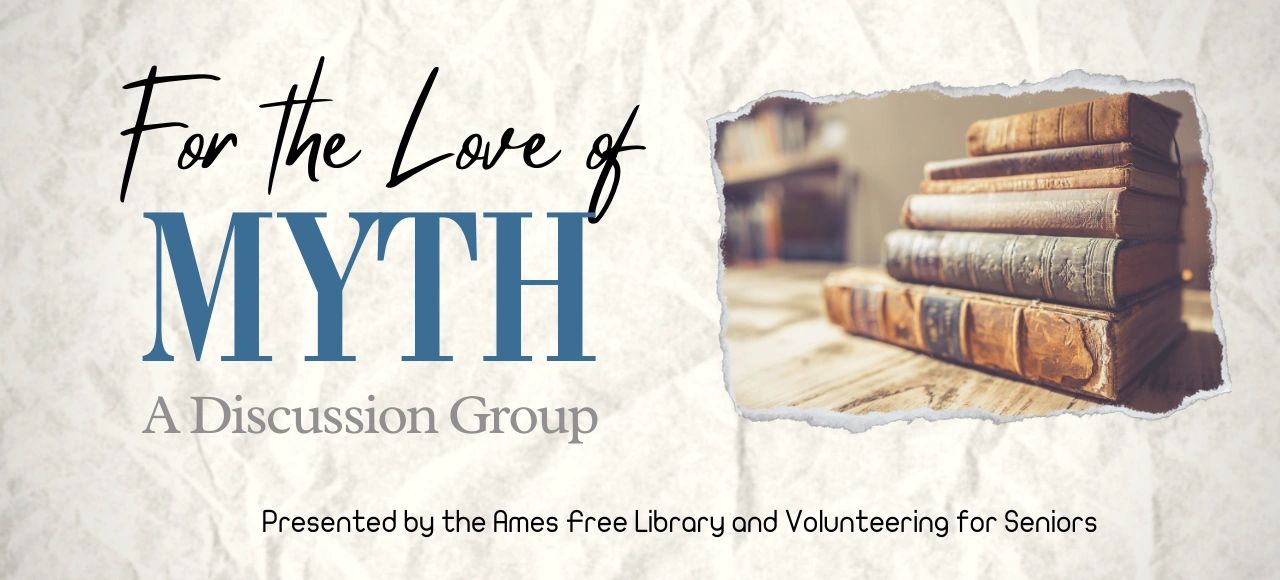 For the love of myth book discussion group banner