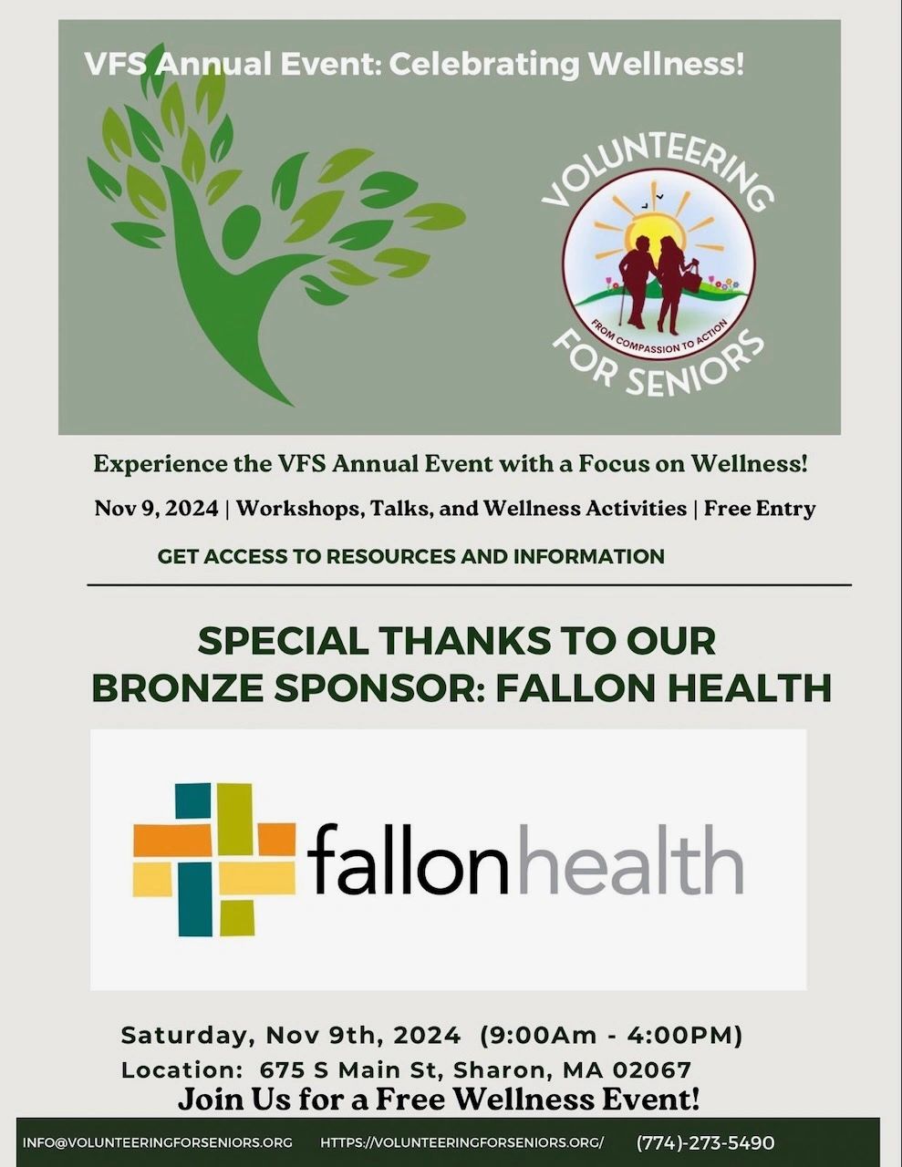 Fallon Health logo on poster.