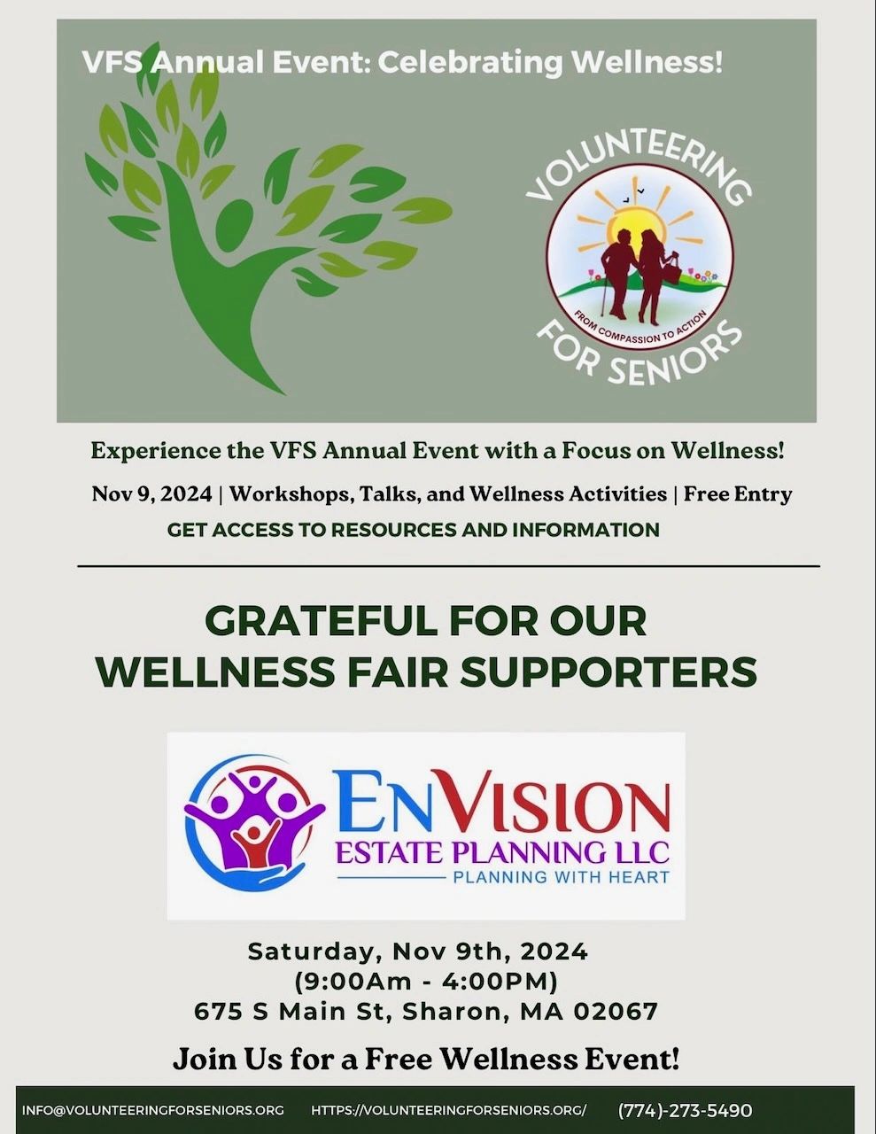 EnVision Estate Planning logo on event poster.