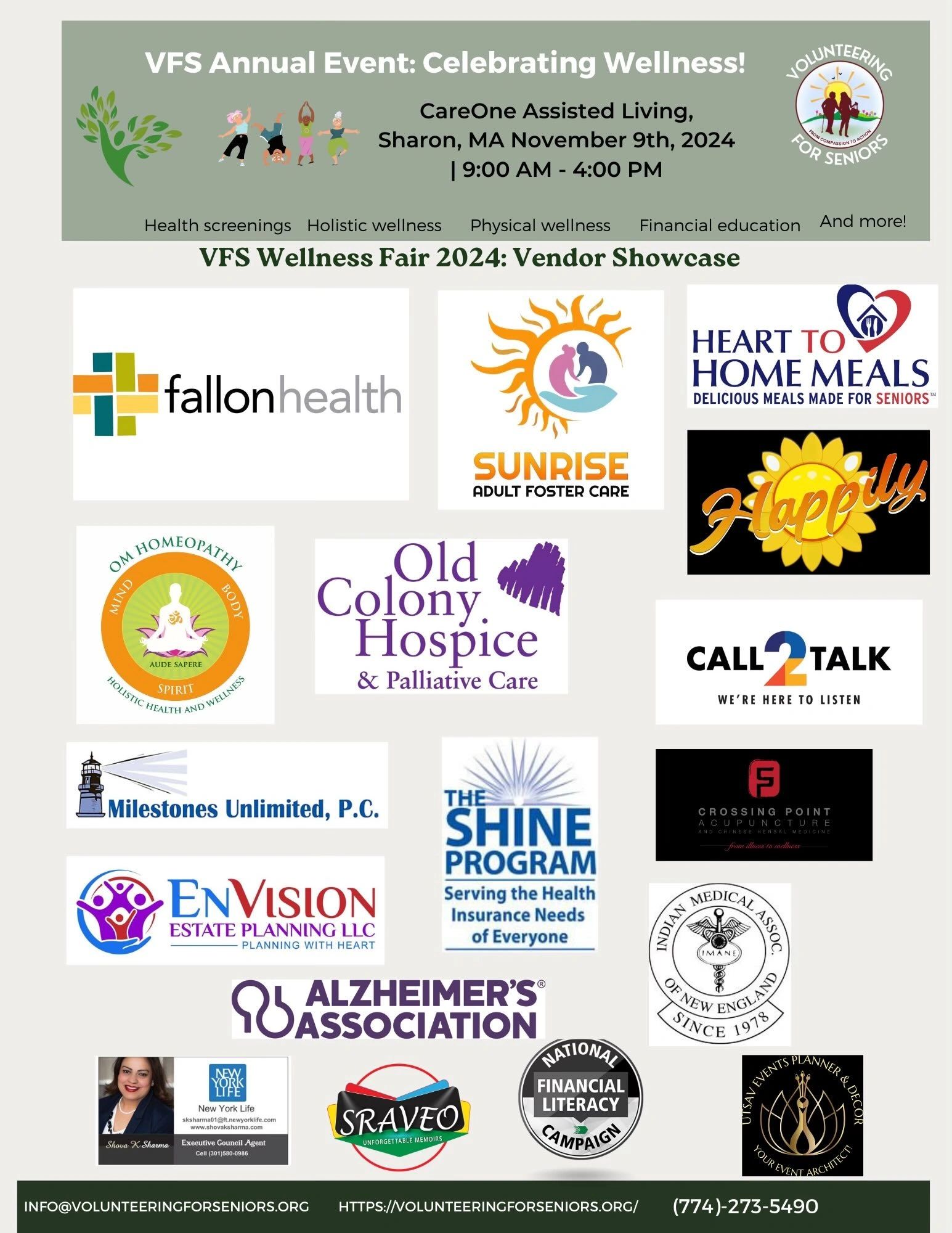 Poster with all vendor logos on it.
