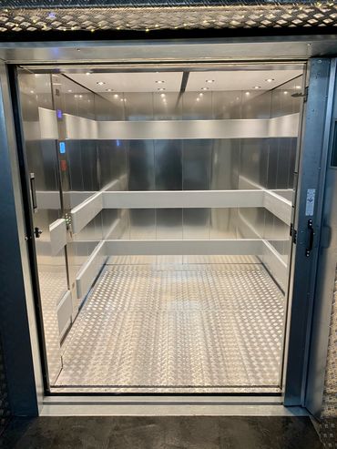 Goods Lift Installation at M&S Inverness