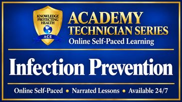 Advertisement for an infection prevention online course.