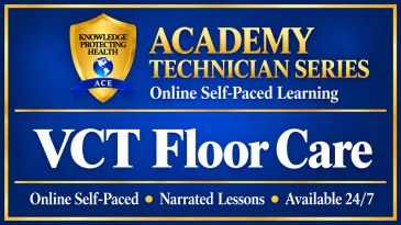 VCT Floor Care online self-paced course.
