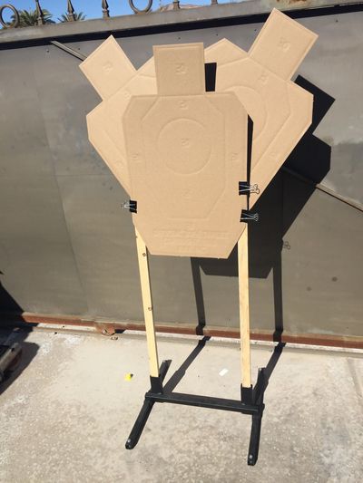  USPSA / ISPC Collapsible Steel Target Stand.  Made in the USA.  Offered in Las Vegas Nevada.