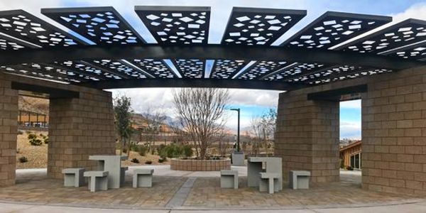 Custom Metal Shade Structure Fabricated By Sickfab LLC