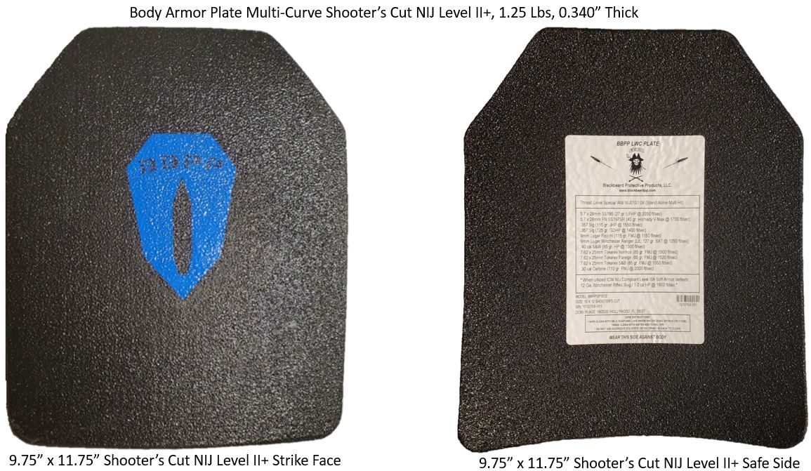 NIJ Level III+ Body Armor Plate | ESAPI | Light-weight