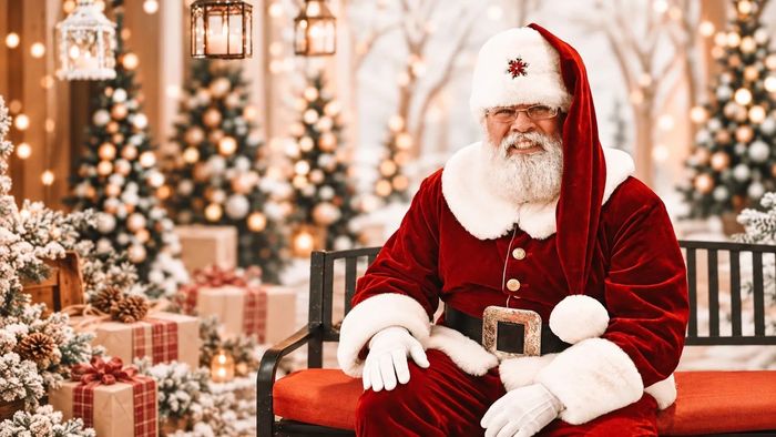 Professional Santa Claus in Charlotte, NC.