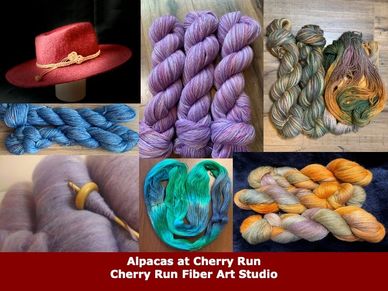 CHERRY RUN FIBER ART STUDIO LOGO