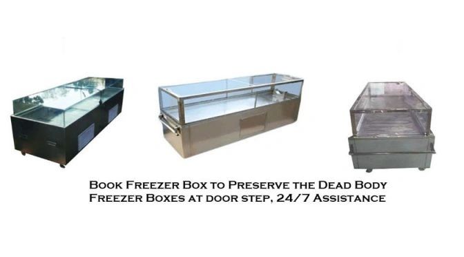 Dead body freezer box on rent  ice box for dead body or Mortuary box 