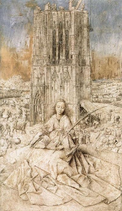 Jan van Eyck St. Barbara