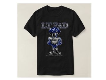 LT FAD BLACK TEE SHIRT