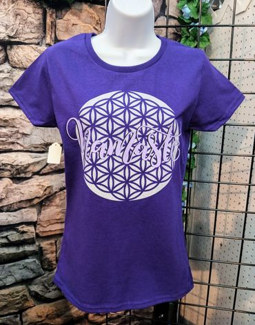 'Namaste Flower Of Life' Ladies Graphic Tshirt