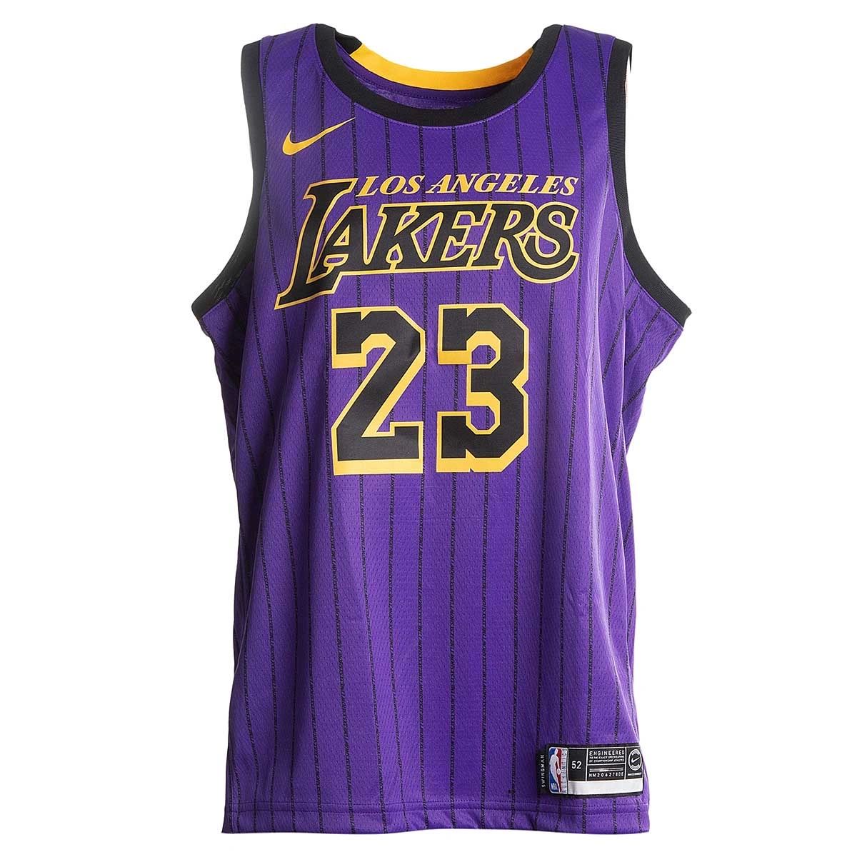 Authentic LeBron James #23 Los Angeles Lakers NBA Jersey (Purple