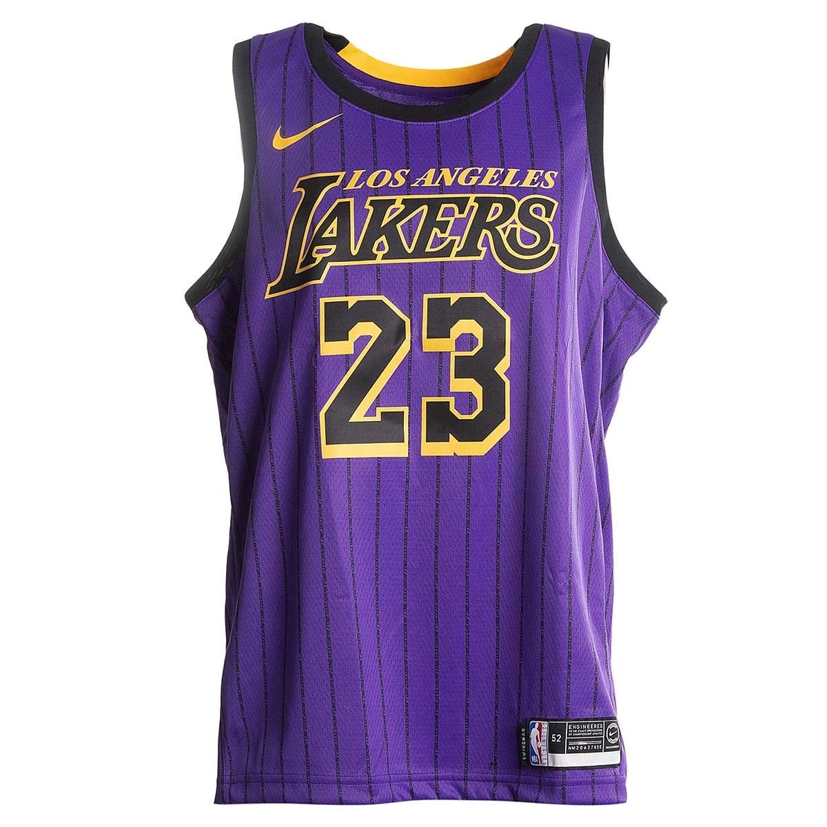 Authentic LeBron James #23 Los Angeles Lakers NBA Jersey (Purple, Black, &  Yellow)