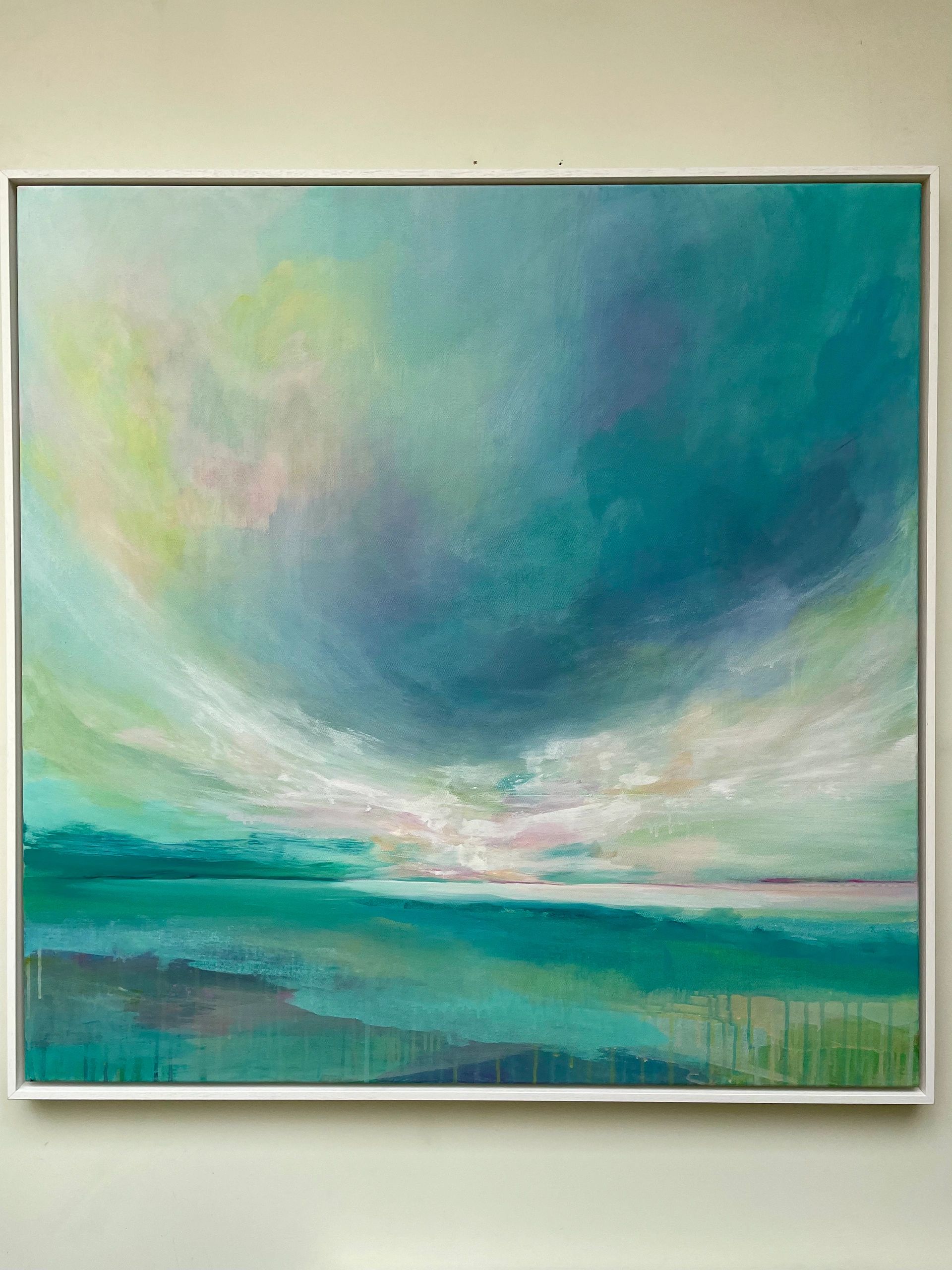Abstract seascape by Helen Rowland
