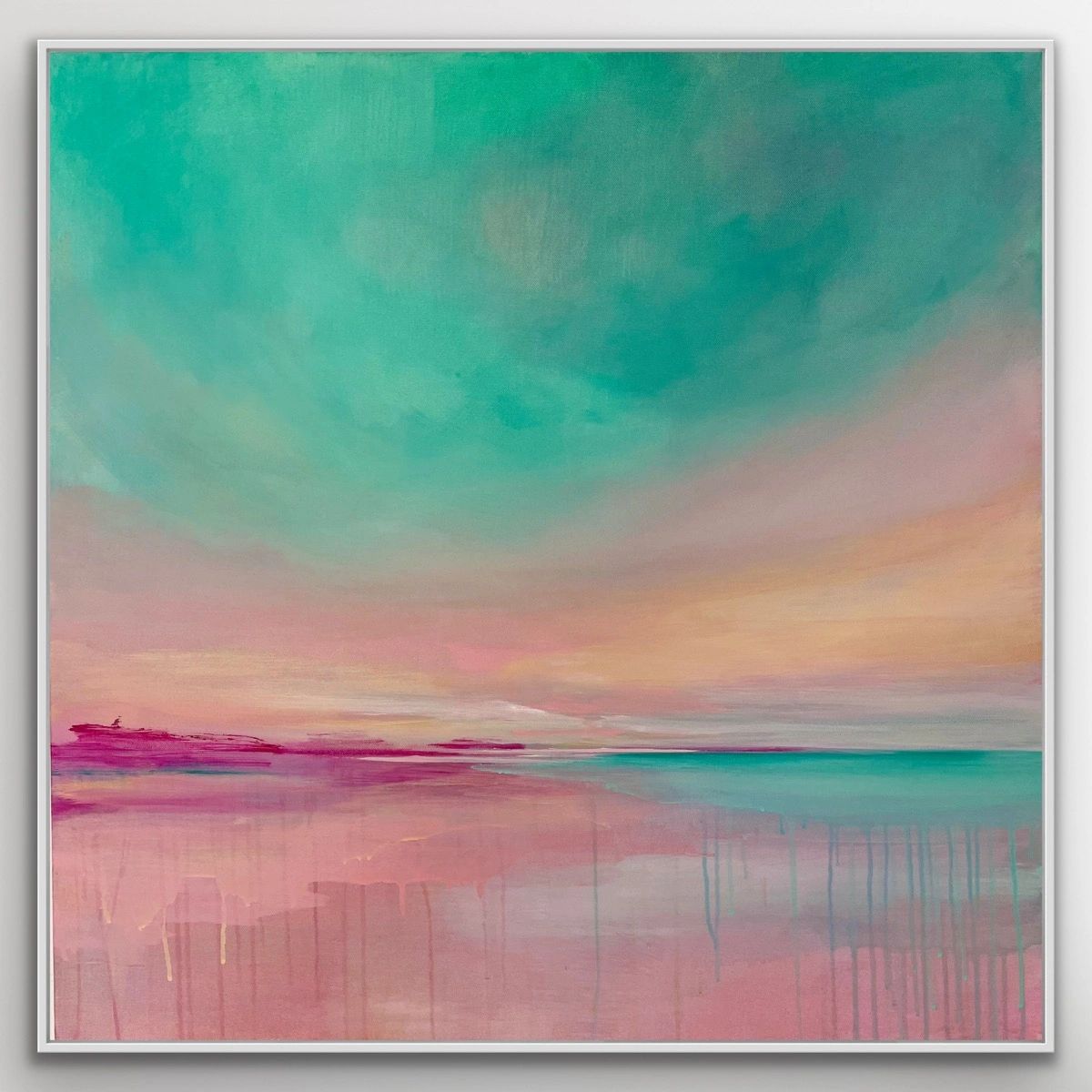 Abstract seascape by Helen Rowland