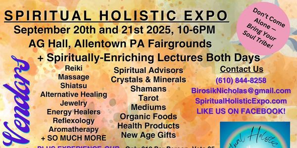 Psychic Fair, Holistic Fair, Wellness Fair in Pennsylvania