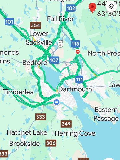 Halifax, Bedford, Lower Sackville, Hamond plains, Bayer's lake etc -Routes and Stops all over the HRM