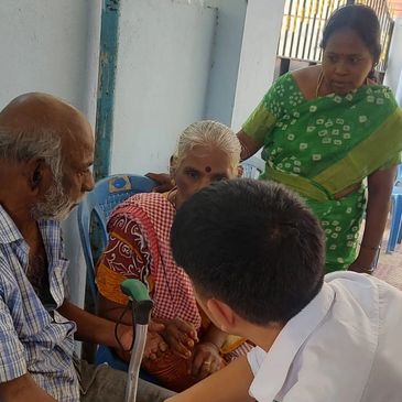 Annual health camps providing general health checkups, diagnostics, and medicine for rural communiti