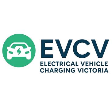 company logo EVCV that discribes EV charger installation 