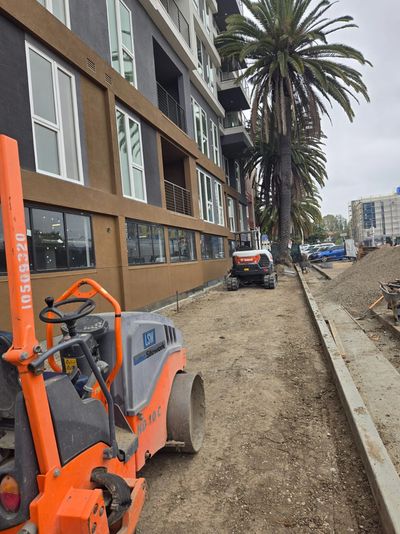 New Sidwalk Preparation in Los Angeles
