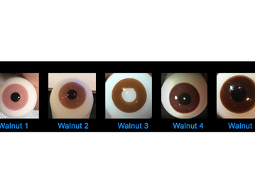 Walnut Tinted Prosthetic Lenses