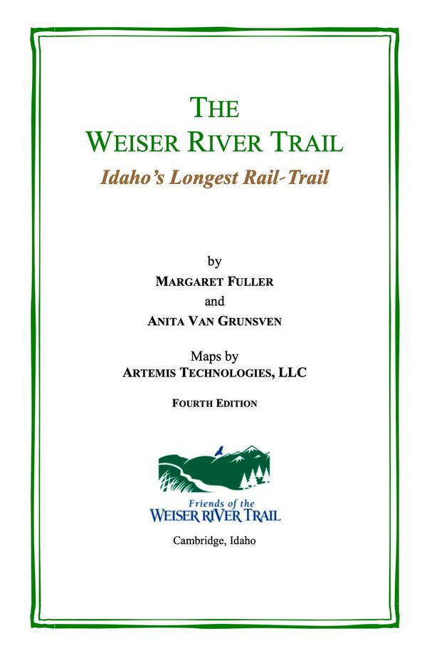 Weiser River Trail Map Trail Map & Access