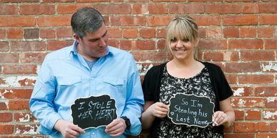 engagement photo featuring makeup by Jenny Greene