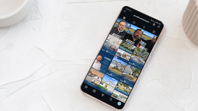 Instagram feed designed for The Prudhomme Team, a professional real estate group.
