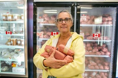 Michelle Mansell, manager of West St. Paul butcher shop Frig’s Natural Meats & More